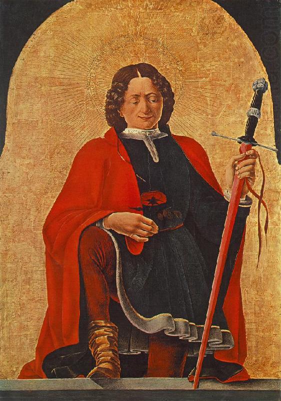 St Florian (Griffoni Polyptych) dsf, COSSA, Francesco del